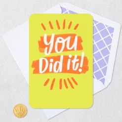 You Did It Congratulations Card