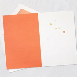 You Did It! Embossed Congratulations Card