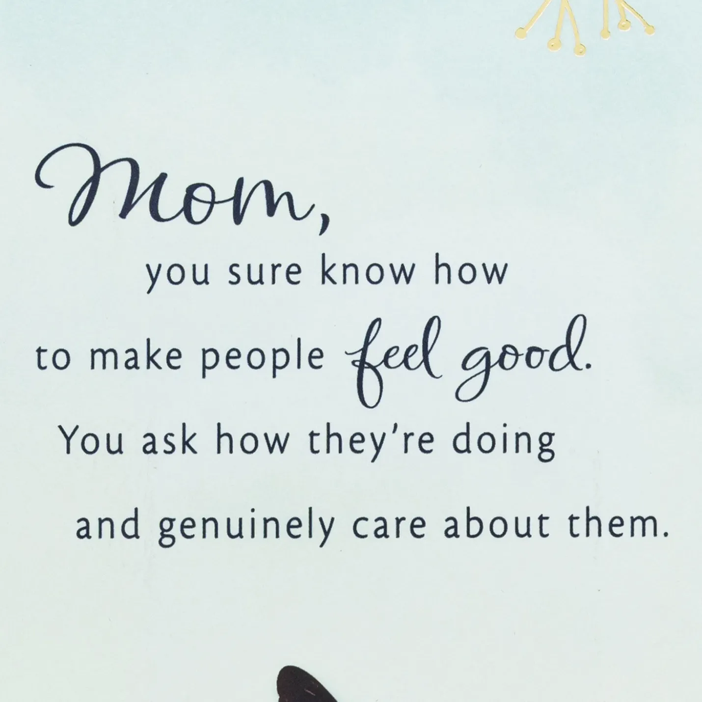 You Go Above and Beyond Birthday Card for Mom