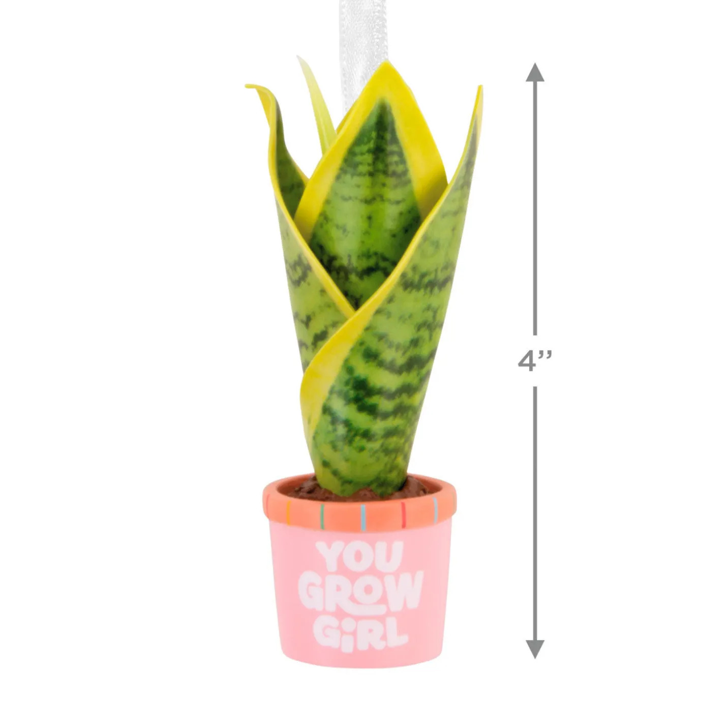 You Grow Girl Houseplant Hallmark Ornament
