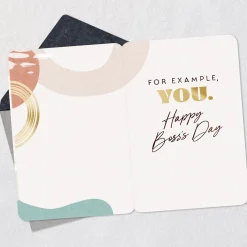 You Lead By Example Boss's Day Card