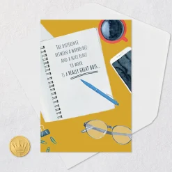 You Make a Difference Boss's Day Card