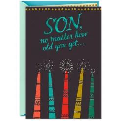 You Make Me Smile Birthday Card for Son