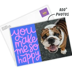 You Make Me So Happy Custom Love Card