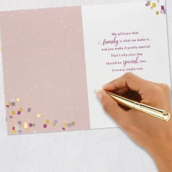 You Make Our Family Special Birthday Card for Her