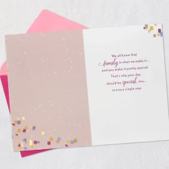 You Make Our Family Special Birthday Card for Her
