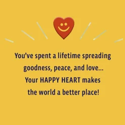 You Make the World a Better Place 60th Birthday Card