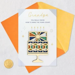 You Make the Years Count Birthday Card for Grandpa