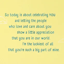 You Make Things Better Everywhere You Go Birthday Card for Husband