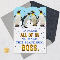 You Make This Place Cool Funny Boss's Day Card From All