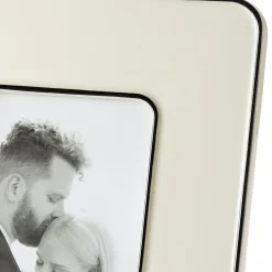 You & Me Cream Enamel Picture Frame, 4x6