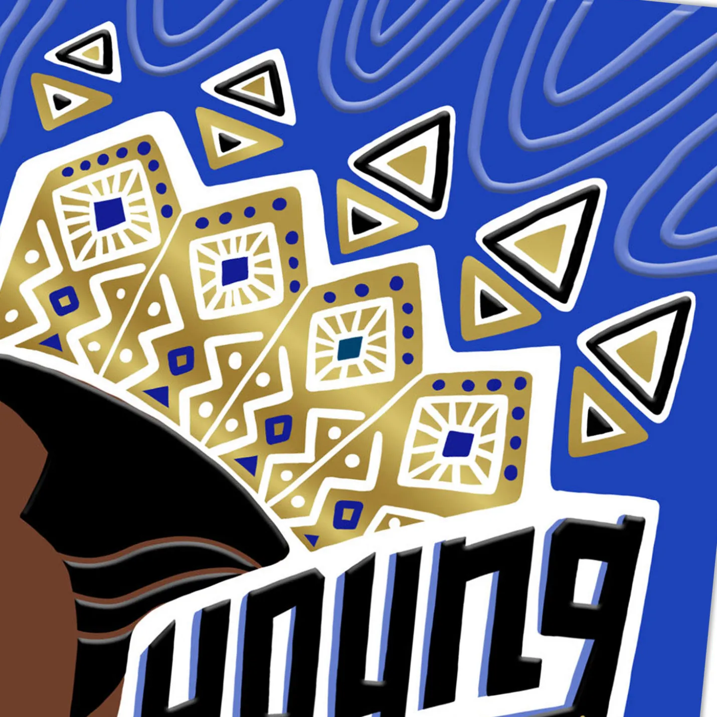 Young King Birthday Card for Him