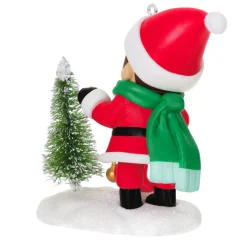 Young Santa Ornament