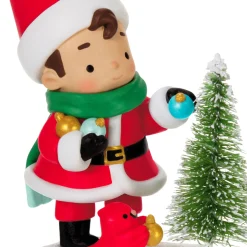Young Santa Ornament