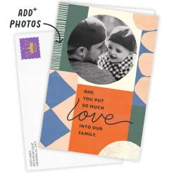 You Put Love In Our Family Custom Father's Day Card