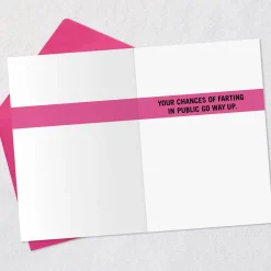 Your Chances of Farting Funny Birthday Card