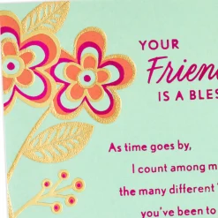 Your Friendship Is a Blessing Birthday Card for Friend