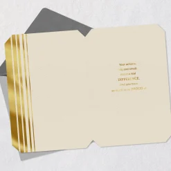 Your Actions Make a Difference Law School Graduation Card