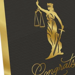Your Actions Make a Difference Law School Graduation Card