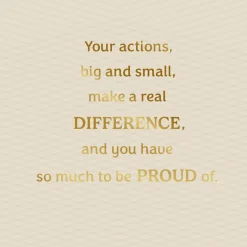 Your Actions Make a Difference Law School Graduation Card