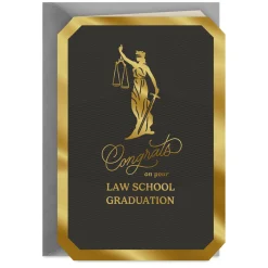 Your Actions Make a Difference Law School Graduation Card