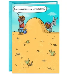 Your A** Is Over the Hill Funny Birthday Card