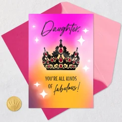Your Black Girl Magic Shines So Bright Birthday Card for Daughter