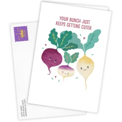 Your Bunch Gets Cuter Custom New Baby Card