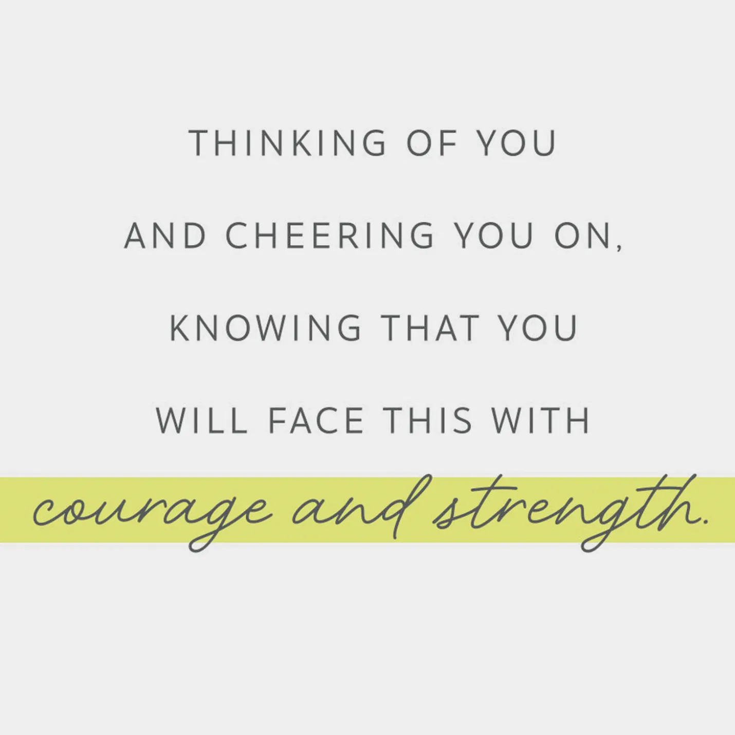 Your Cancer Doesn't Define You Encouragement Card