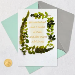 Your Caring Means a Lot Sympathy Thank-You Card