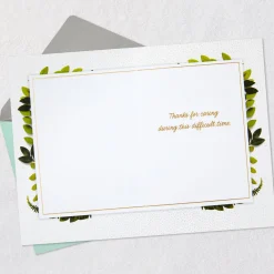 Your Caring Means a Lot Sympathy Thank-You Card