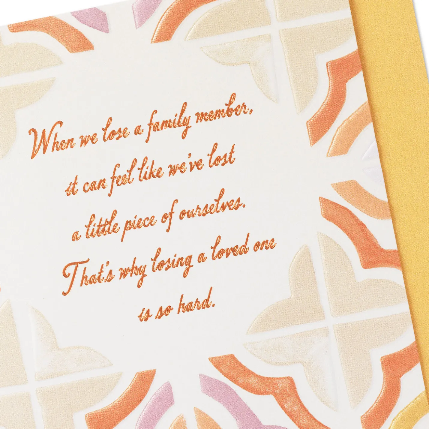 Your Connection Is for Always Sympathy Card for Loss of Family Member