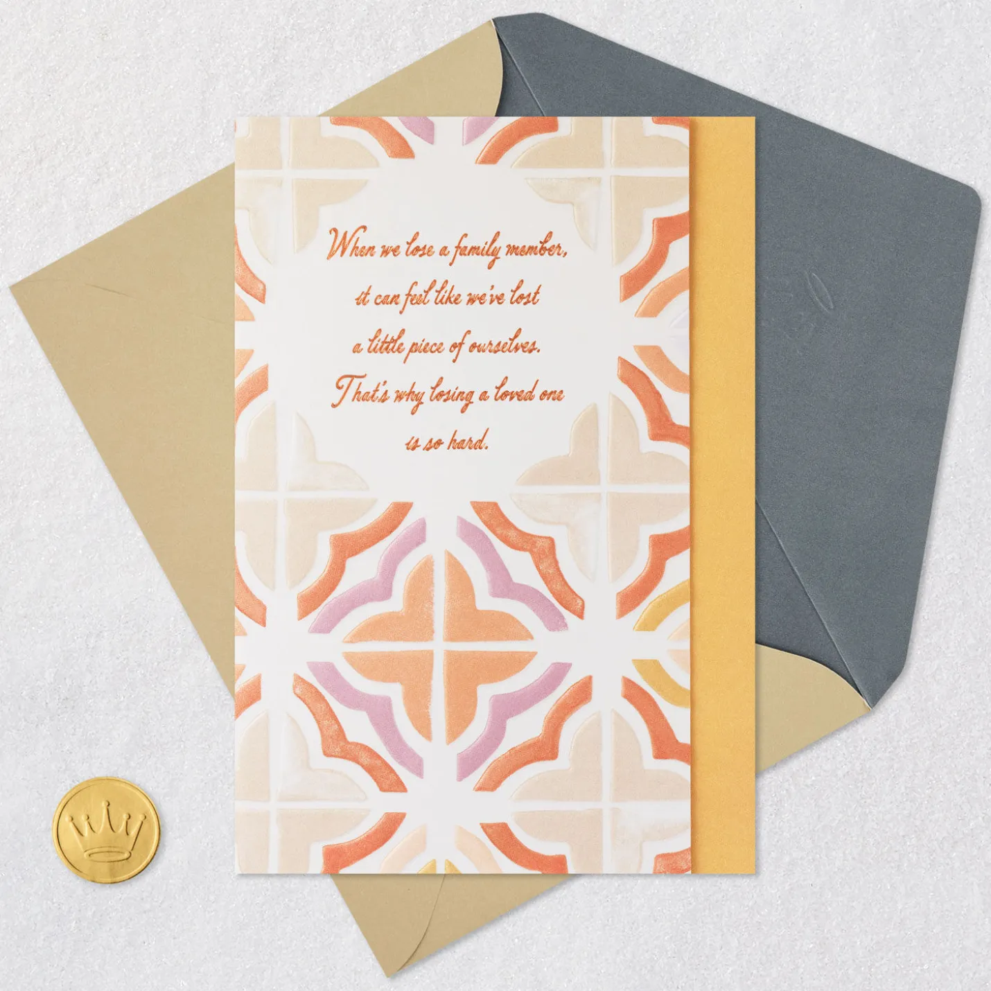 Your Connection Is for Always Sympathy Card for Loss of Family Member