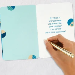 Your Dedication Is Appreciated Thank You Card for Caregiver