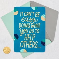 Your Dedication Is Appreciated Thank You Card for Caregiver