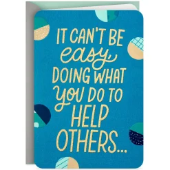 Your Dedication Is Appreciated Thank You Card for Caregiver