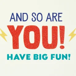 You're a Big Deal 9th Birthday Card for Kids