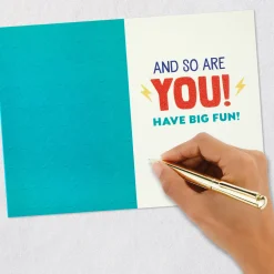 You're a Big Deal 9th Birthday Card for Kids