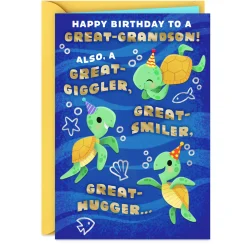 You’re a Great Everything Birthday Card for Great-Grandson