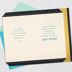 You're a Man To Look Up To Birthday Card for Him
