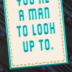 You're a Man To Look Up To Birthday Card for Him