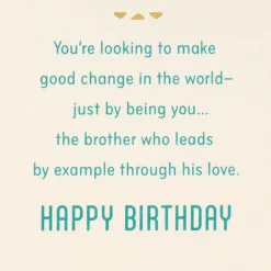 You're a Man To Look Up To Birthday Card for Him