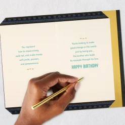 You're a Man To Look Up To Birthday Card for Him