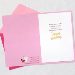 You're a Sweet Reminder of God's Blessings Religious Birthday Card