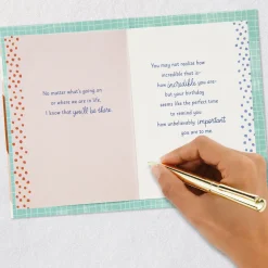You're Always There Birthday Card