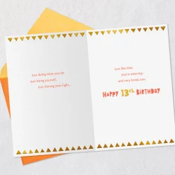 You're Amazing 13th Birthday Card
