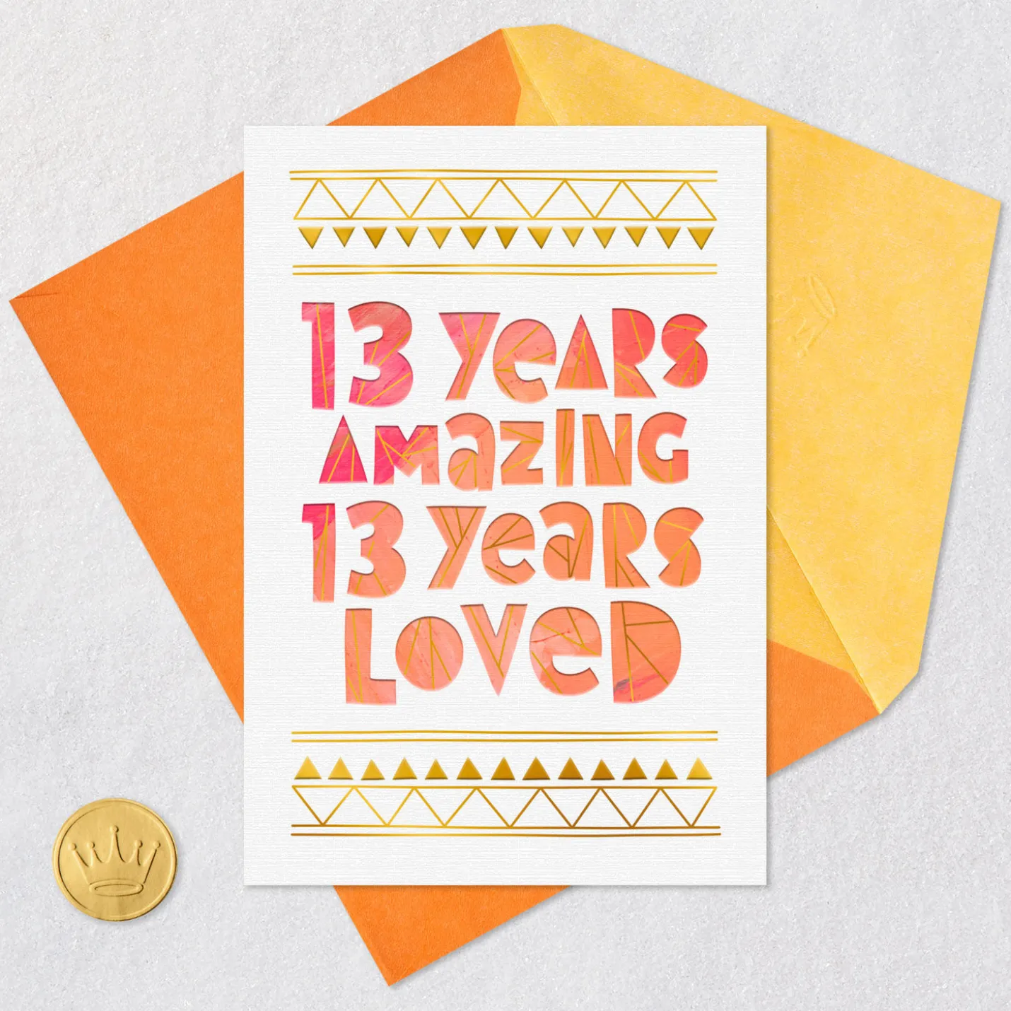 You're Amazing 13th Birthday Card