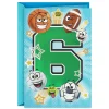 You're An Amazing Kid 6th Birthday Card With Sports Stickers