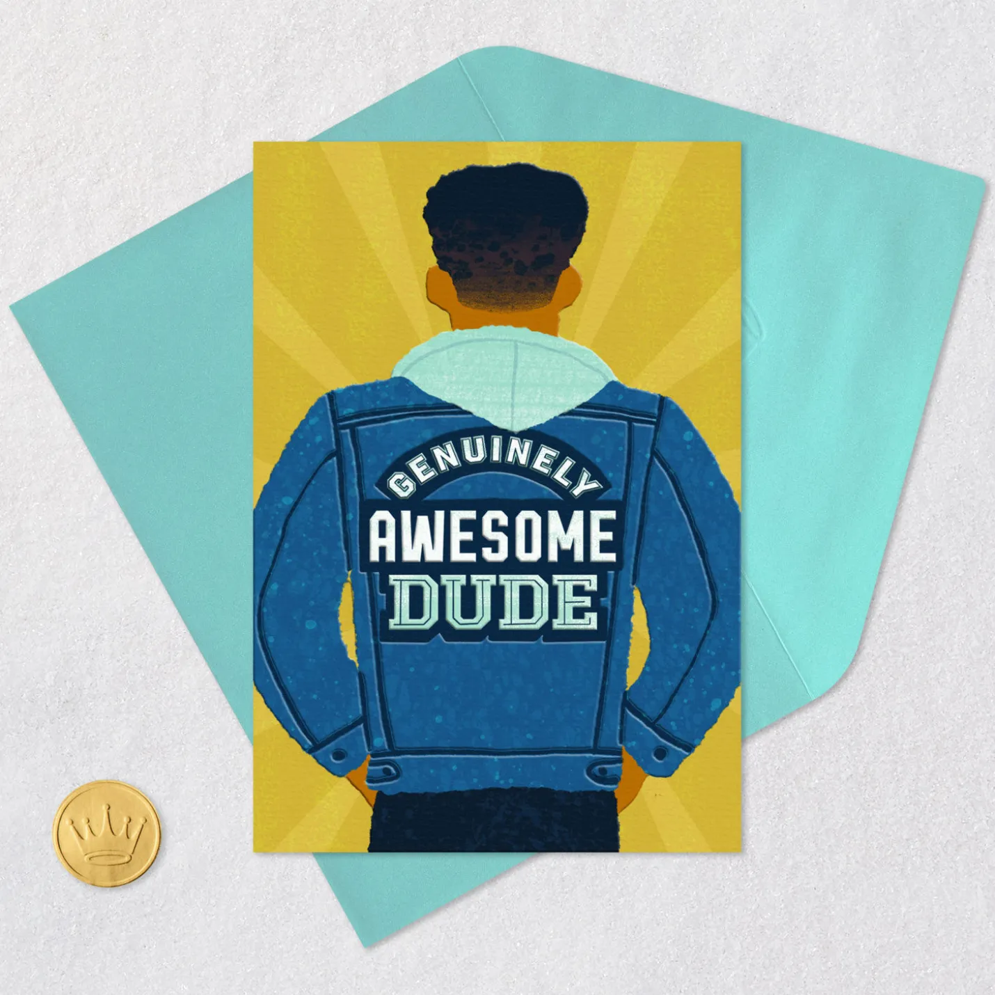 You're An Awesome Dude Birthday Card for Him