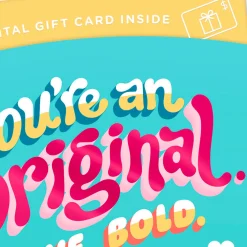 You're an Original Gift Card Greeting Birthday Card for Kids